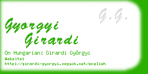gyorgyi girardi business card